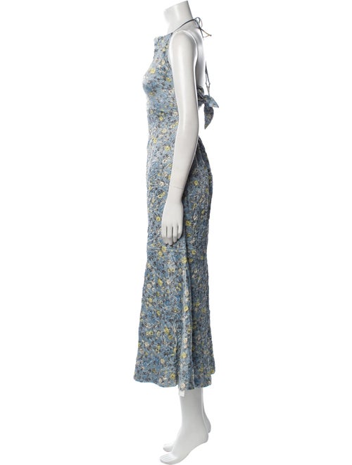 Ganni Printed Long Dress