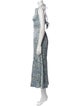 Ganni Printed Long Dress