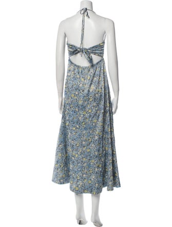 Ganni Printed Long Dress
