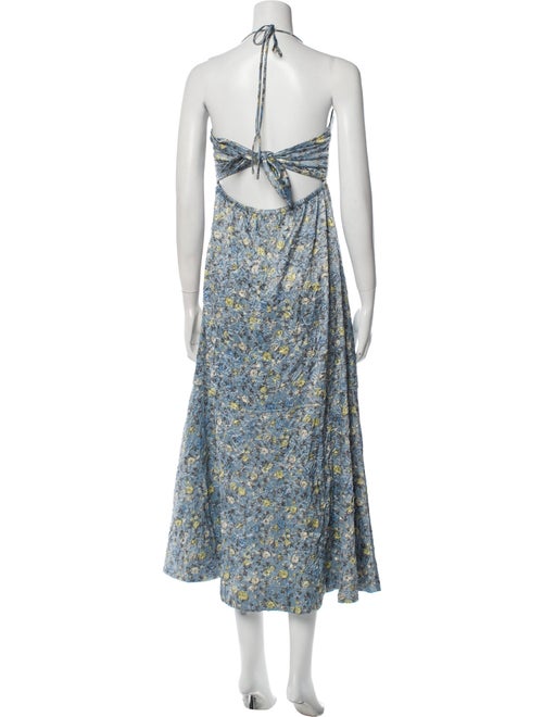 Ganni Printed Long Dress