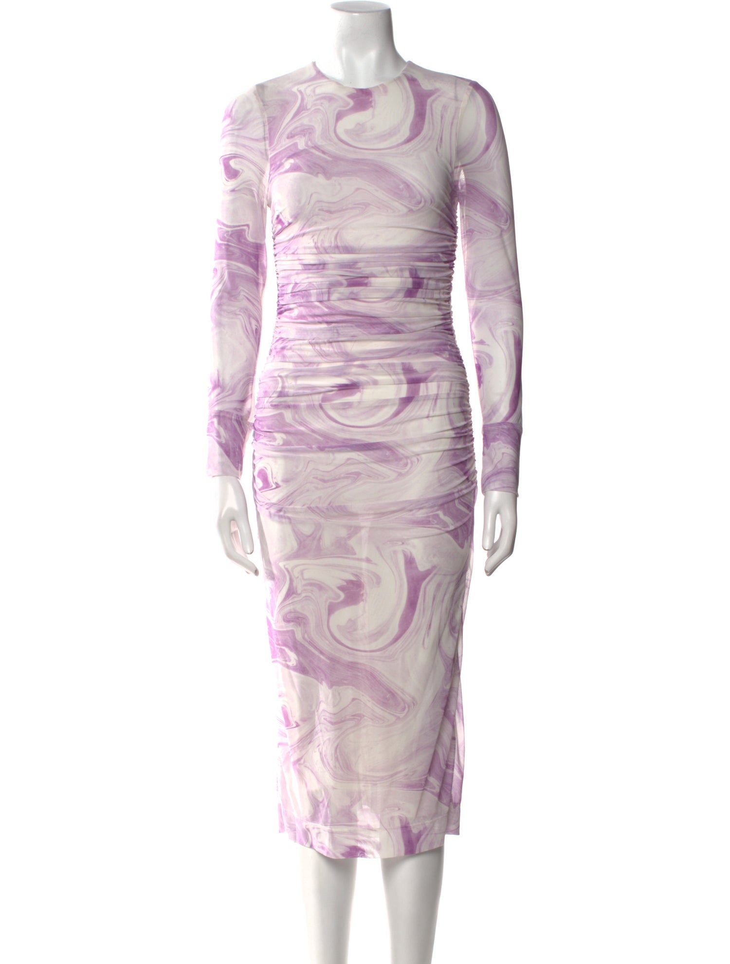 Ganni Printed Midi Length Dress