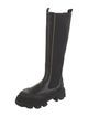 Ganni Leather Rain Boots