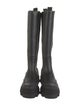 Ganni Leather Rain Boots
