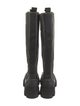 Ganni Leather Rain Boots