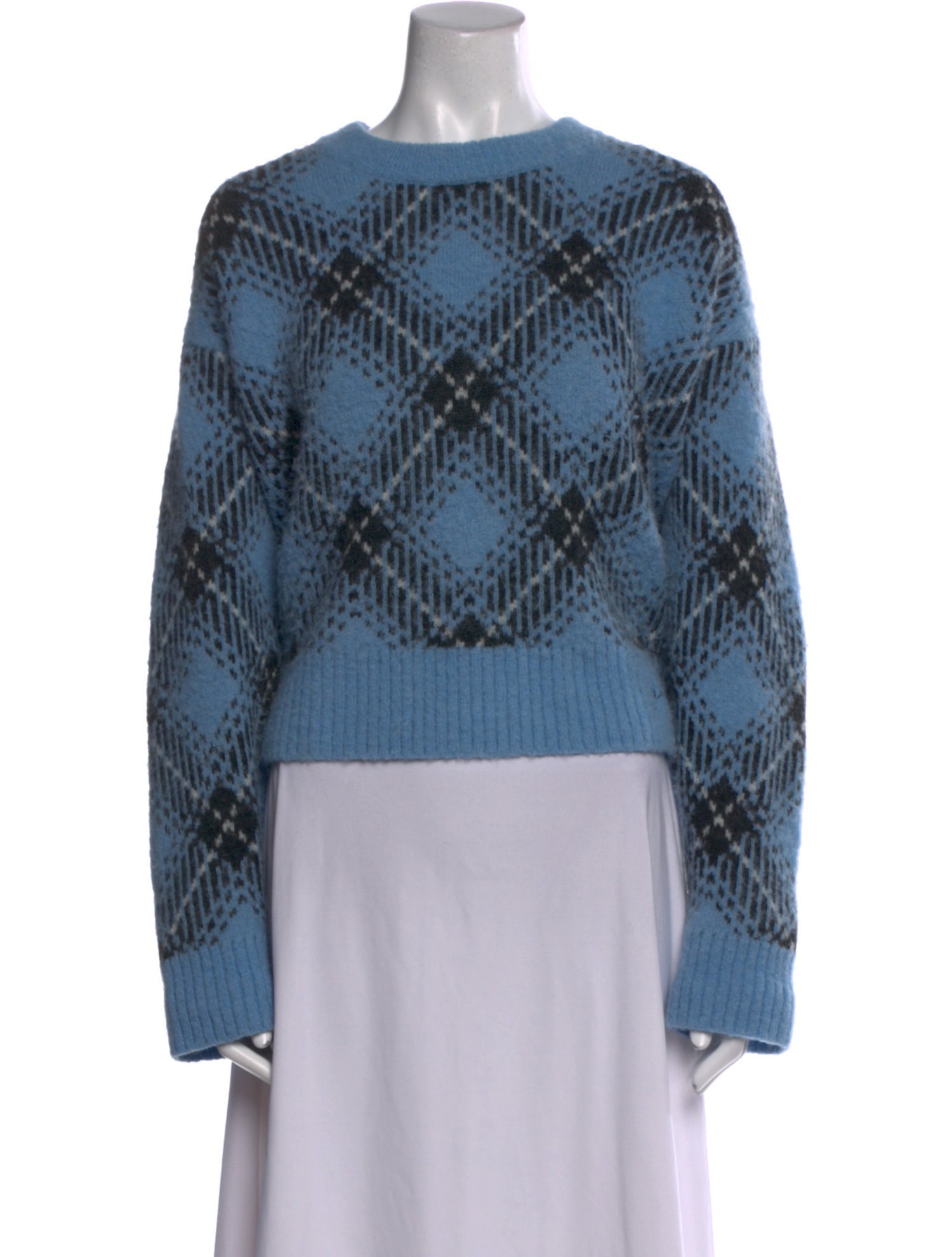 Ganni Alpaca Printed Sweater