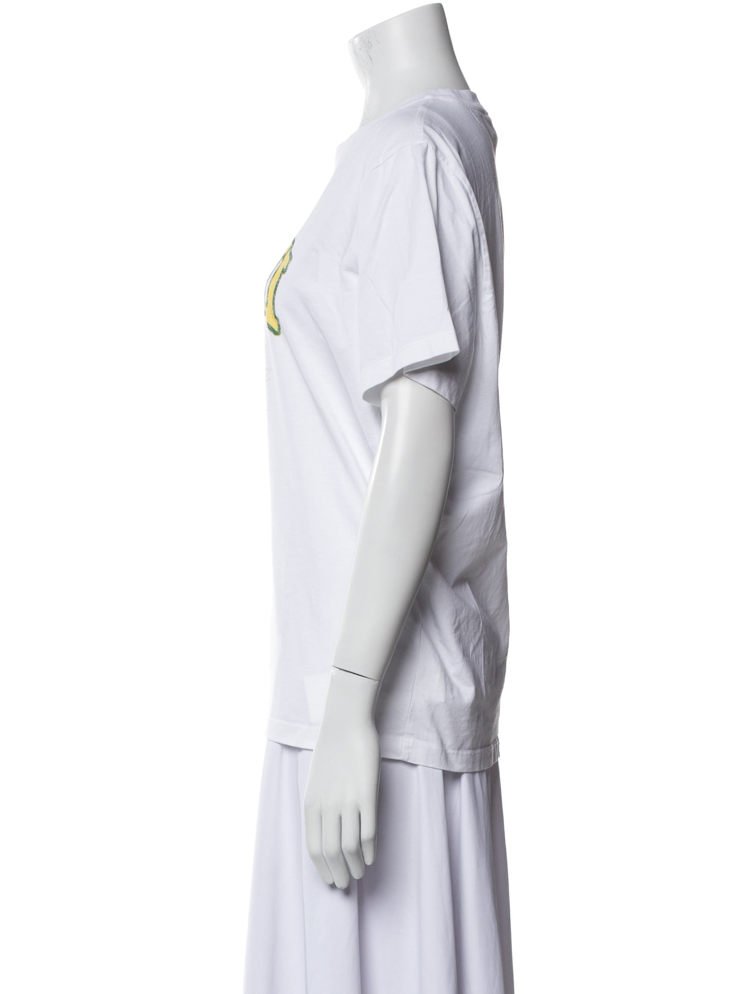 Ganni Graphic Print Crew Neck T-Shirt