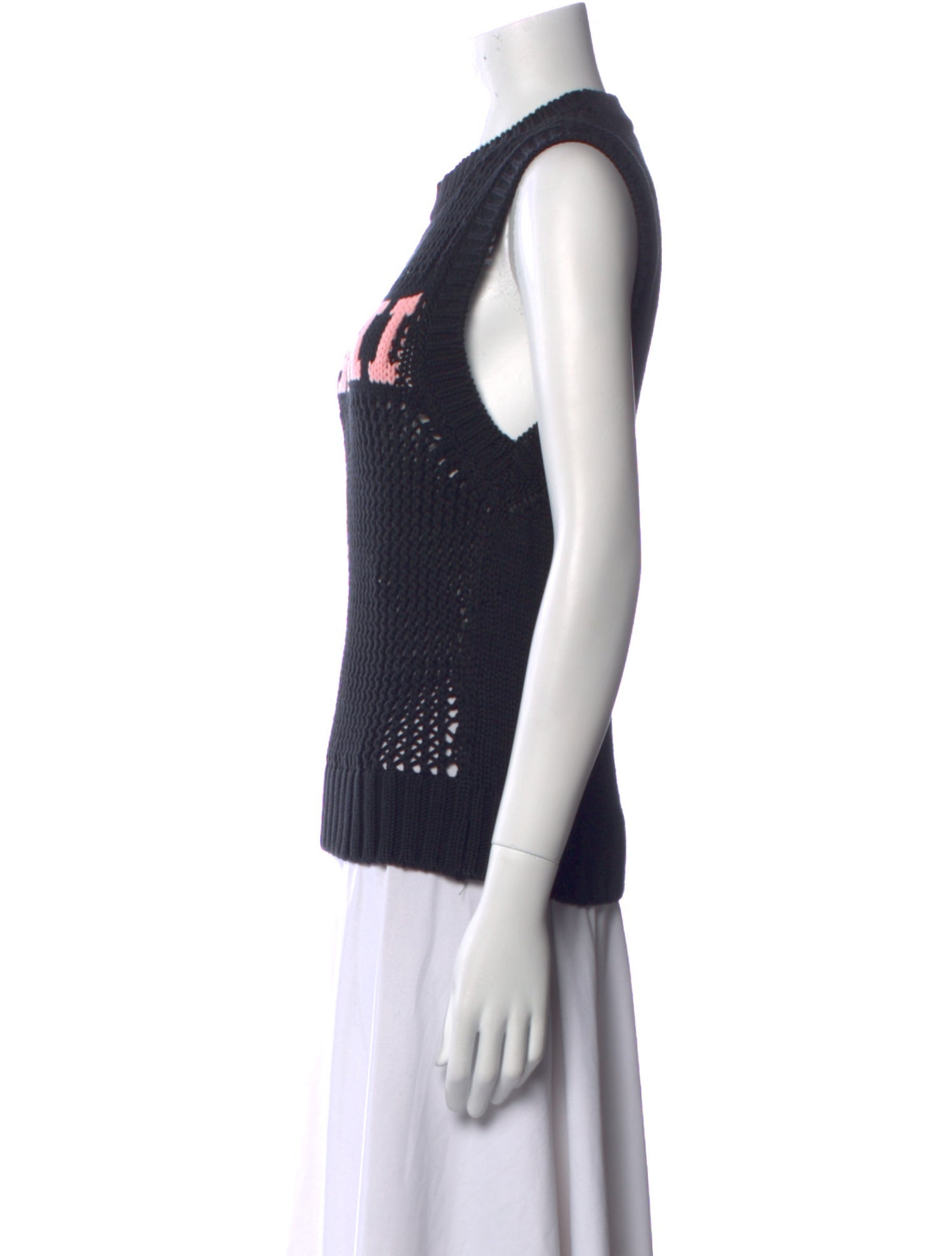 Ganni Printed Crew Neck Sweater