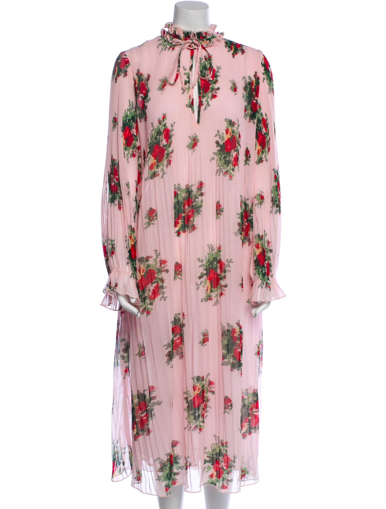 Ganni Floral Print Long Dress