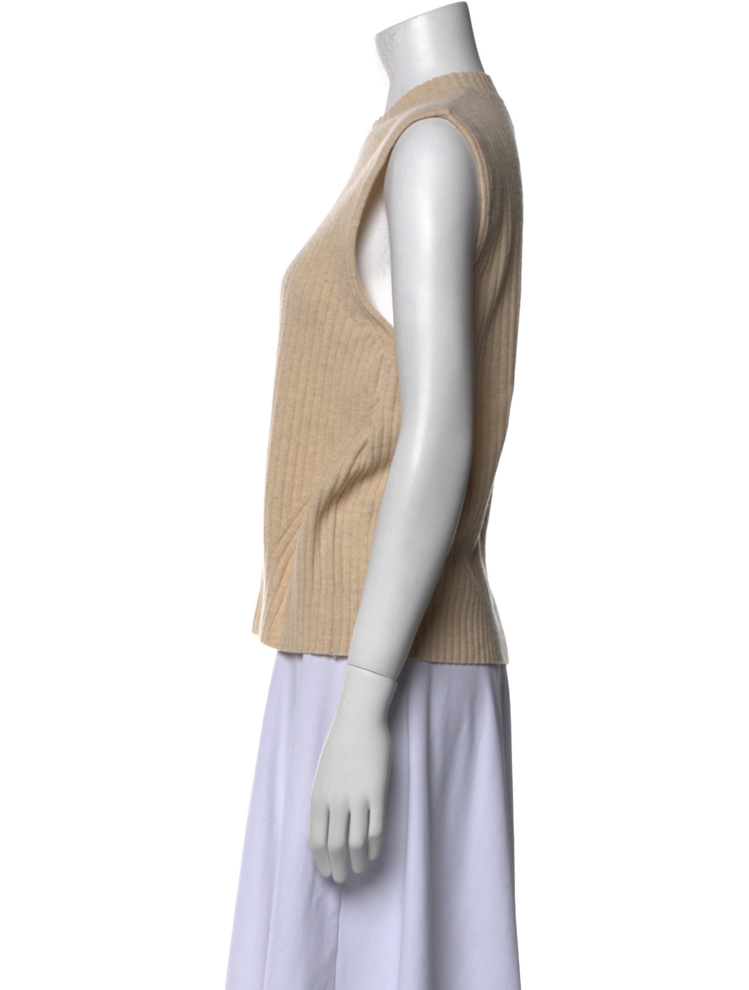 Ganni Wool Crew Neck Top