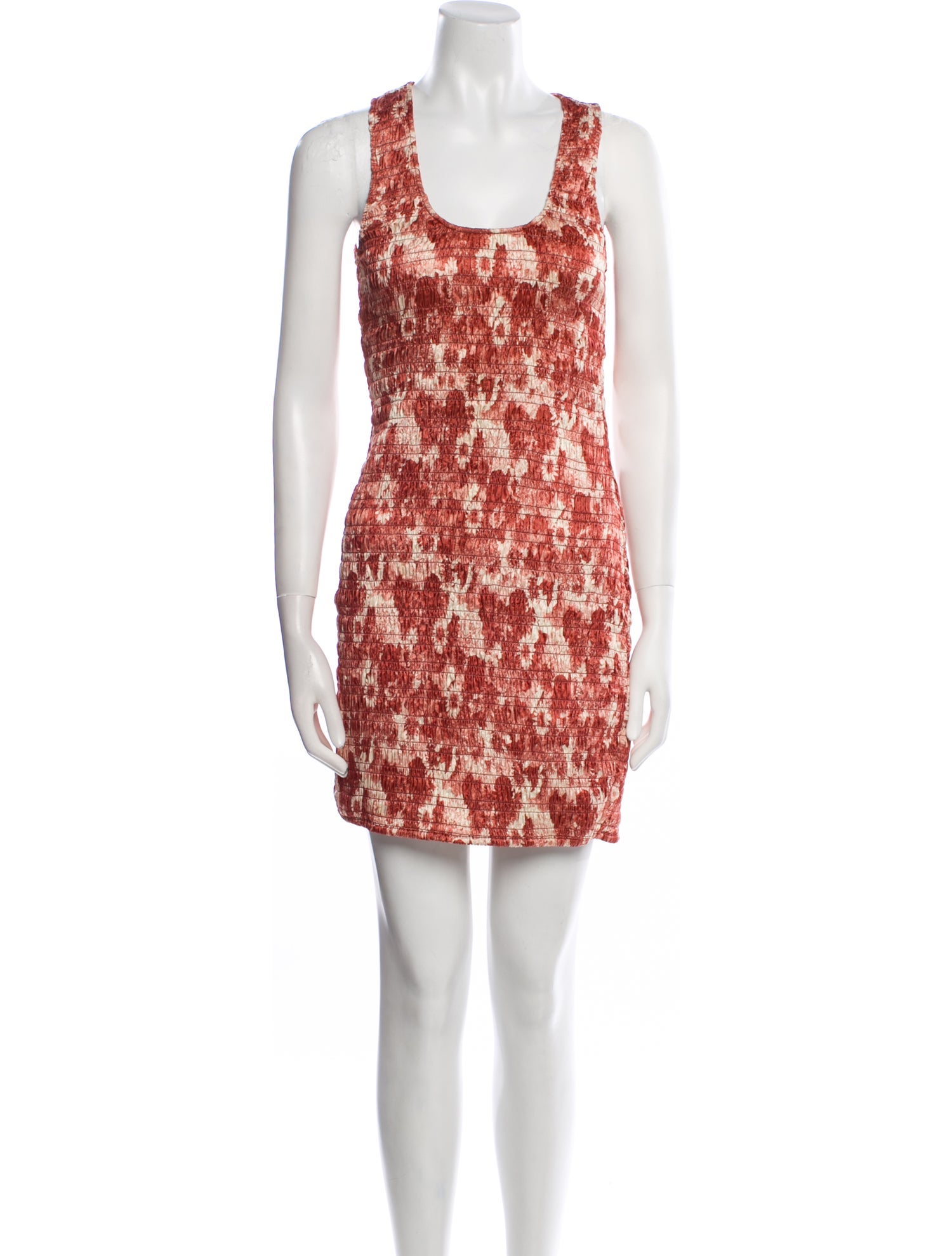 Ganni Floral Print Mini Dress