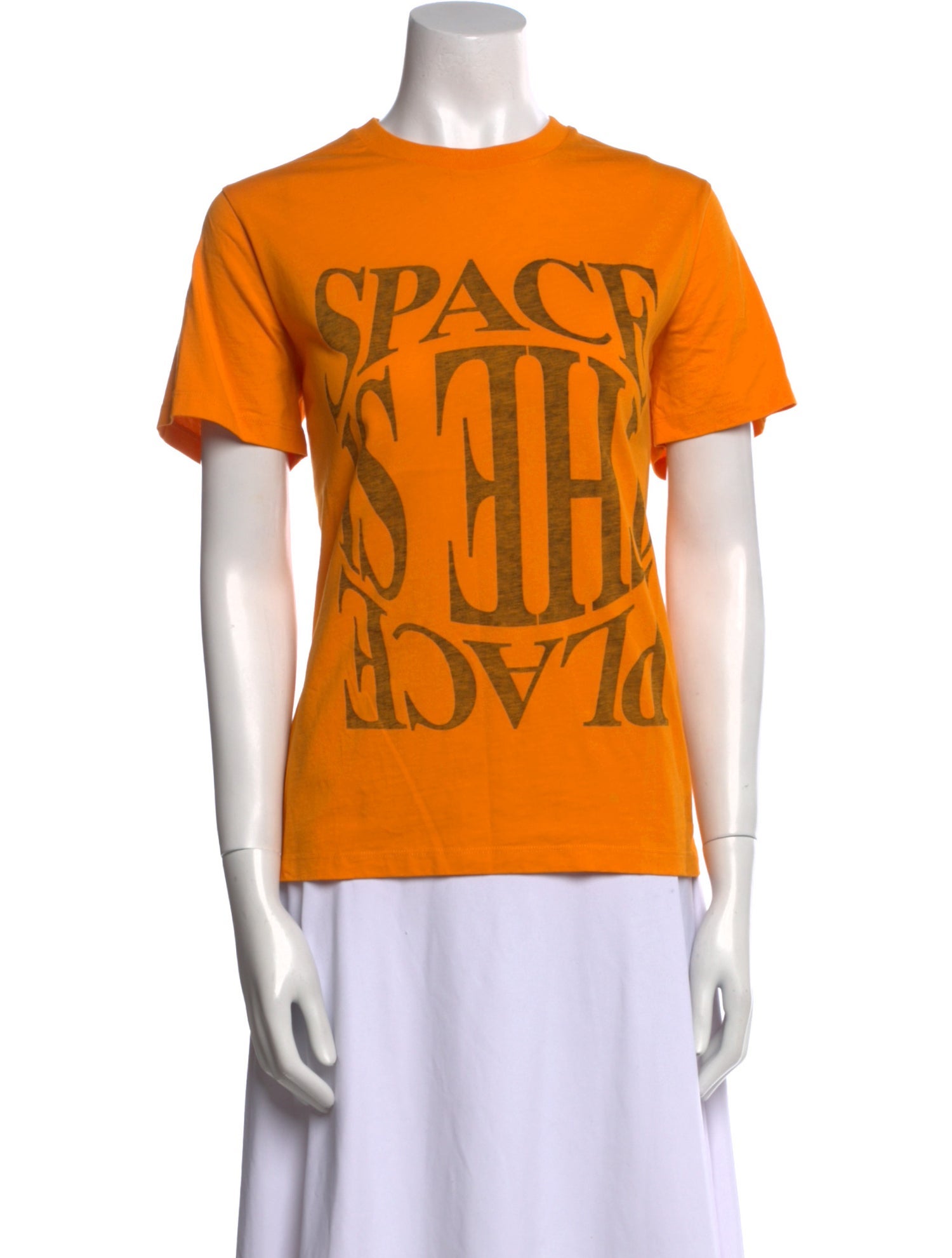 Ganni Graphic Print Crew Neck T-Shirt