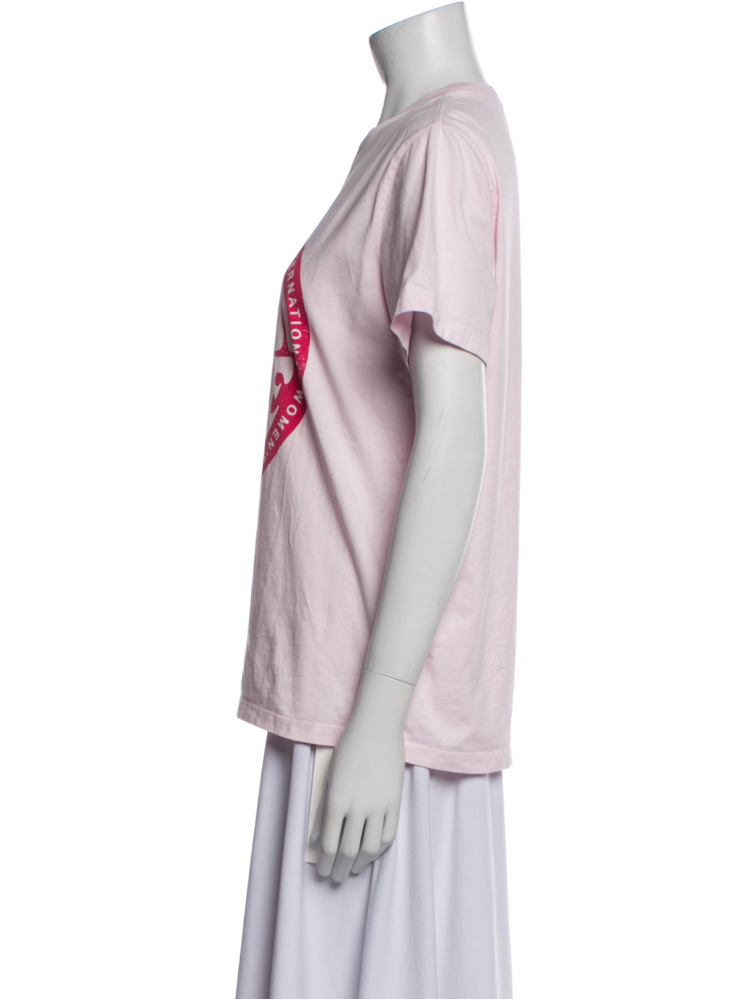 Ganni Graphic Print Crew Neck T-Shirt