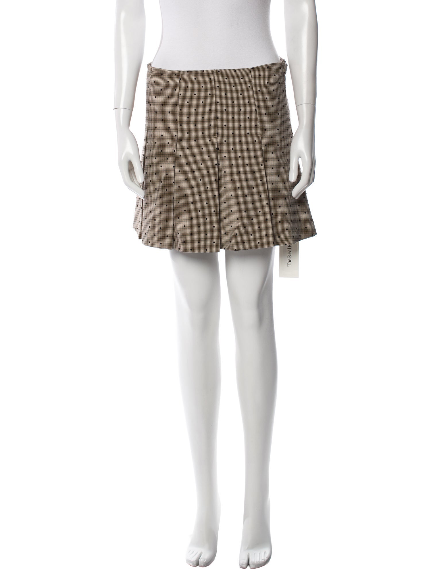 Ganni Polka Dot Print Mini Skirt