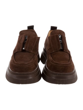 Ganni Suede Loafers