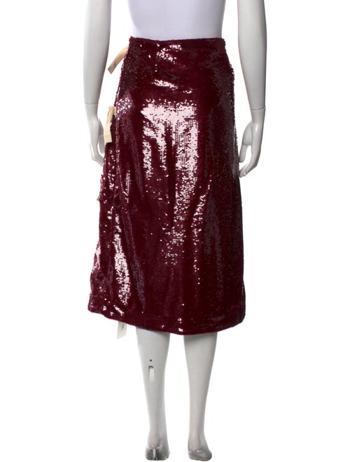 Ganni Sequin Embellishments Knee-Length Skirt