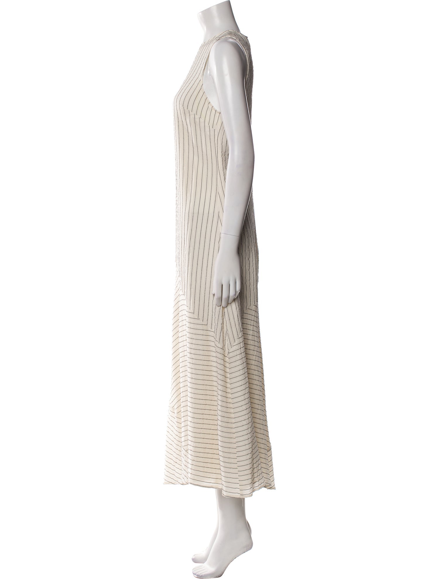 Ganni Silk Long Dress