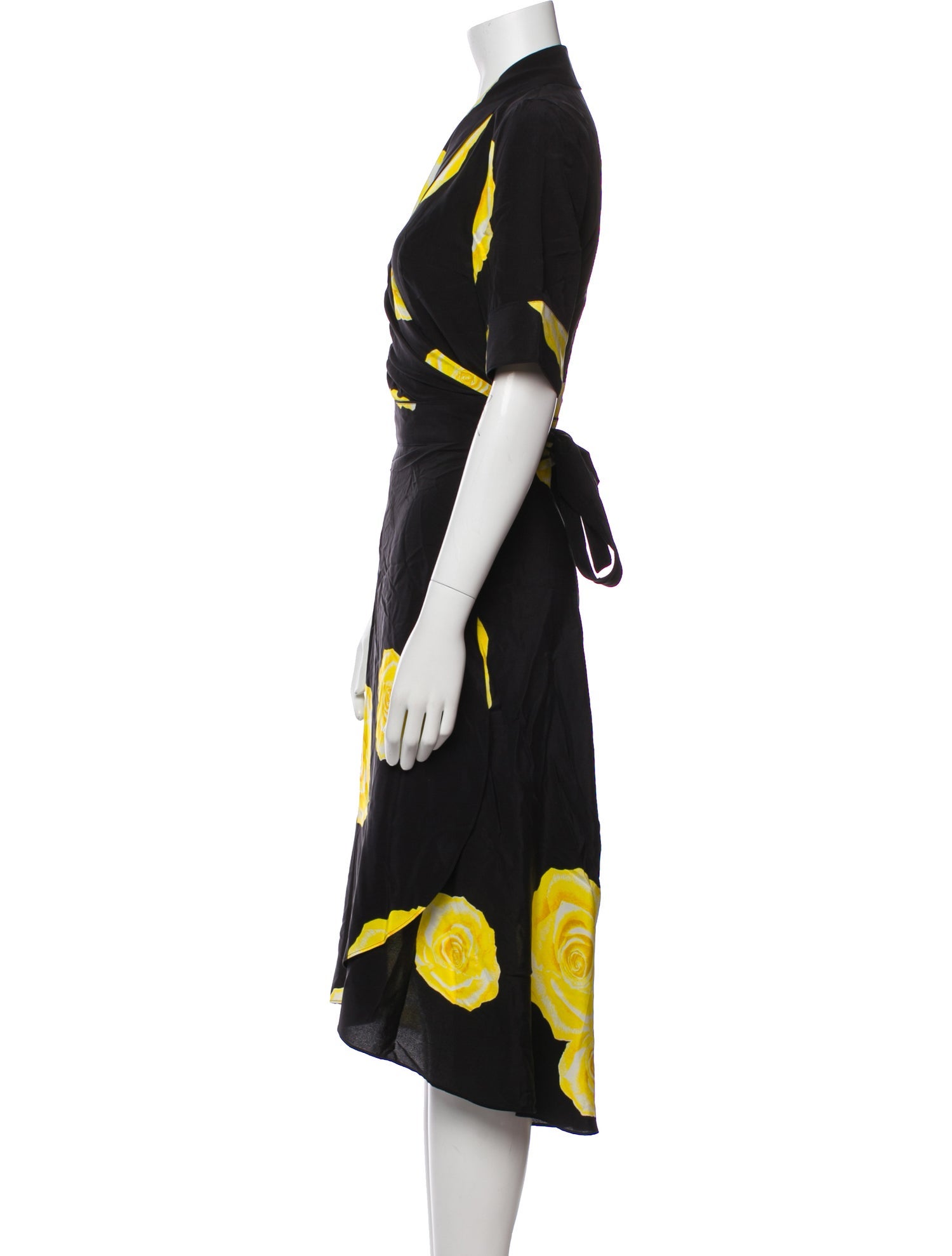 Ganni Silk Printed Robe