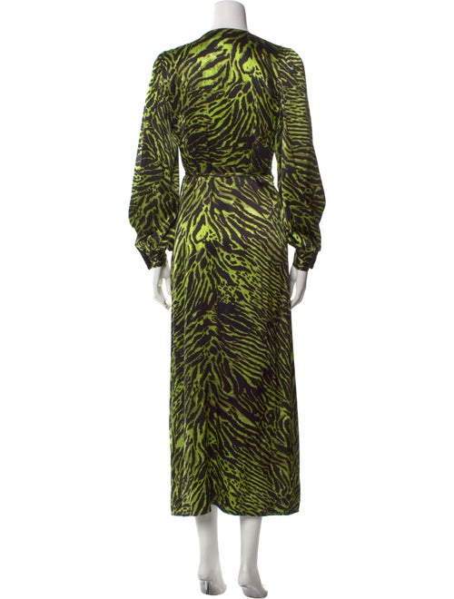 Ganni Animal Print Long Dress