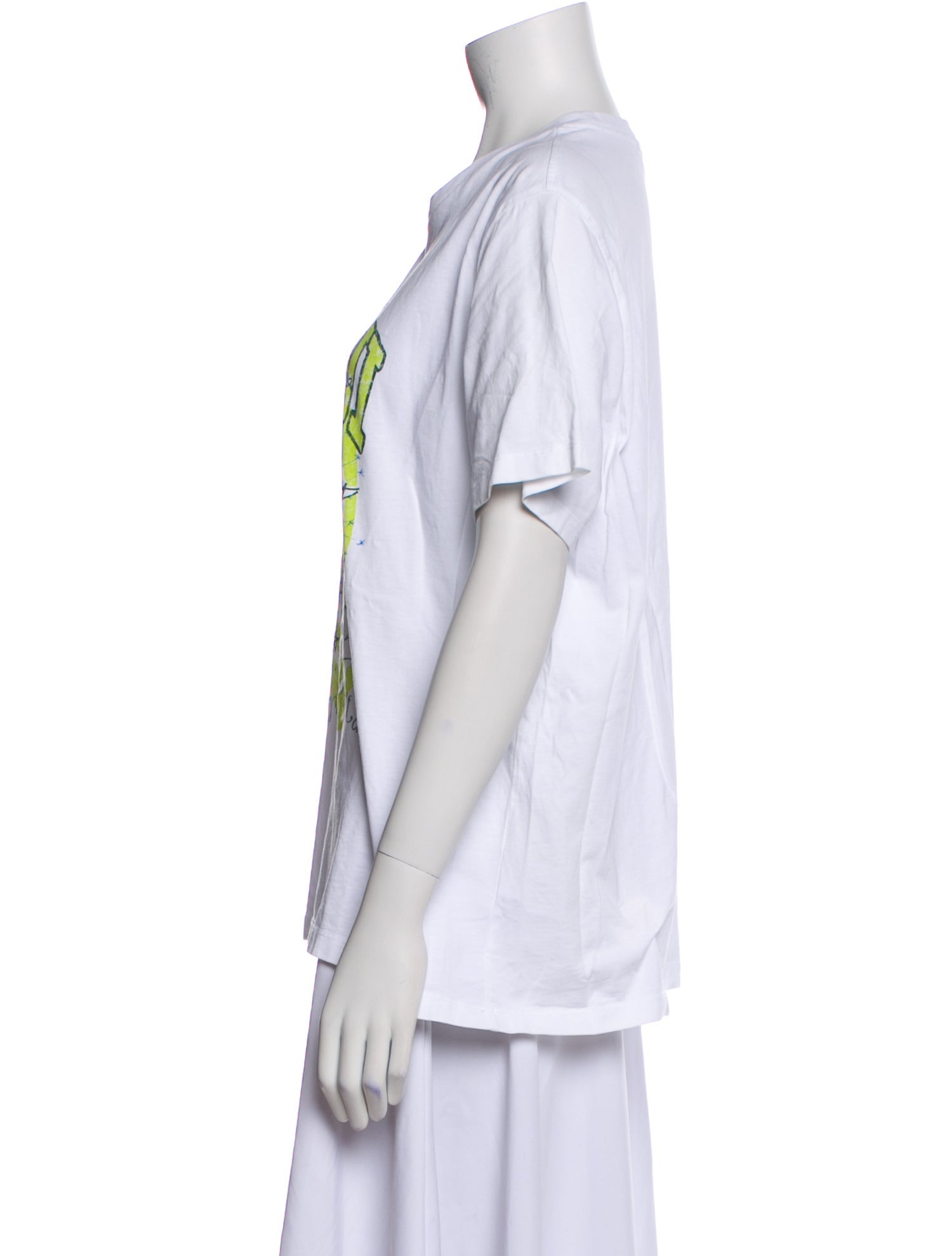 Ganni Graphic Print Crew Neck T-Shirt