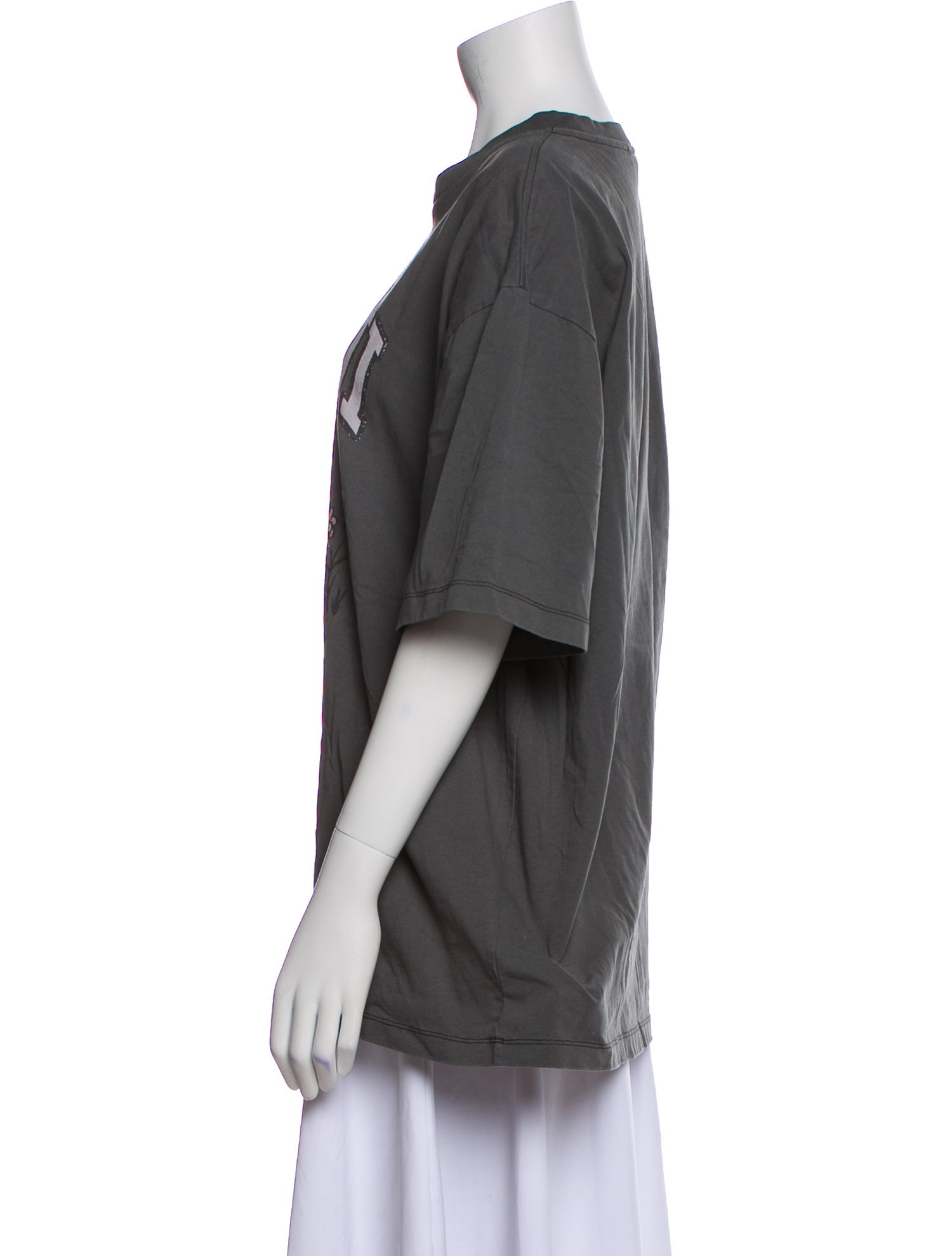 Ganni Graphic Print Crew Neck T-Shirt