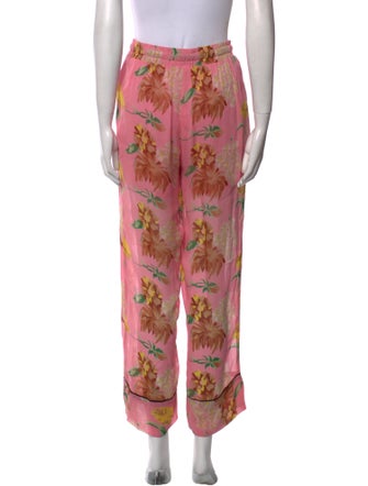 Ganni Silk Wide Leg Pants