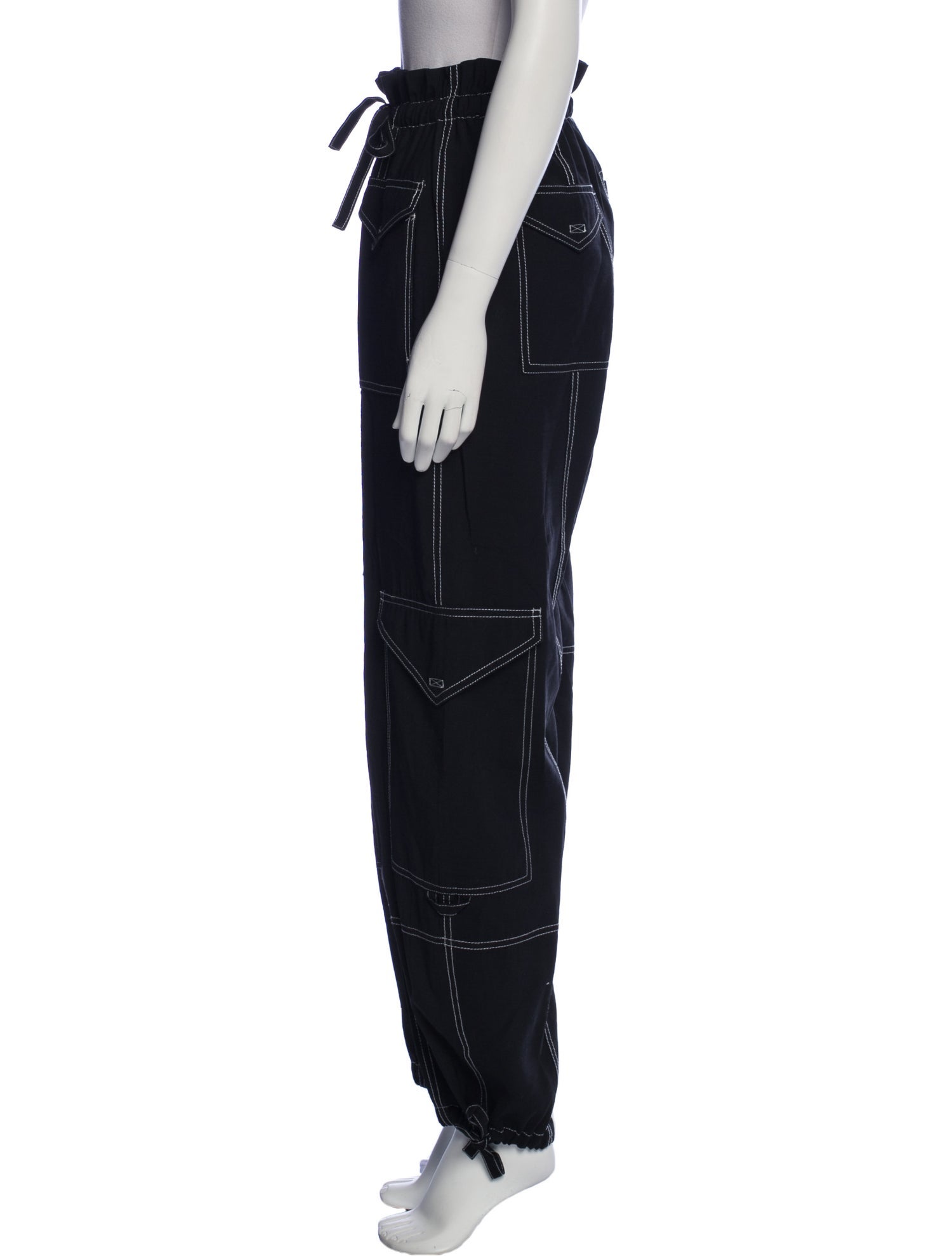 Ganni Printed Straight Leg Pants