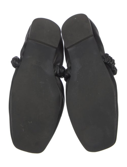 Ganni Leather Ballet Flats