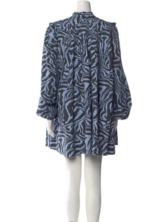 Ganni Printed Mini Dress
