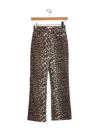 Ganni Mid-Rise Straight Leg Jeans