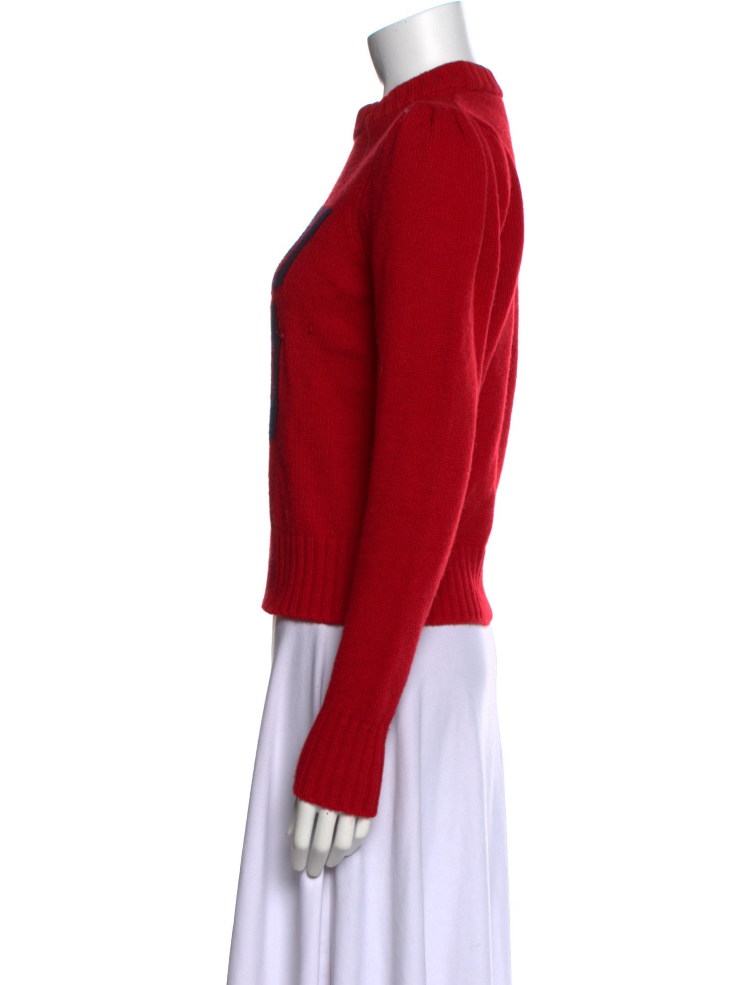 Ganni Wool Printed Sweater