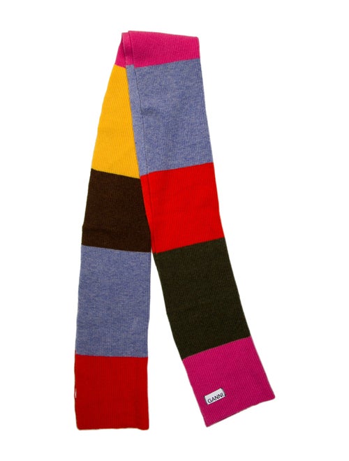Ganni Bogdan Wool Scarf