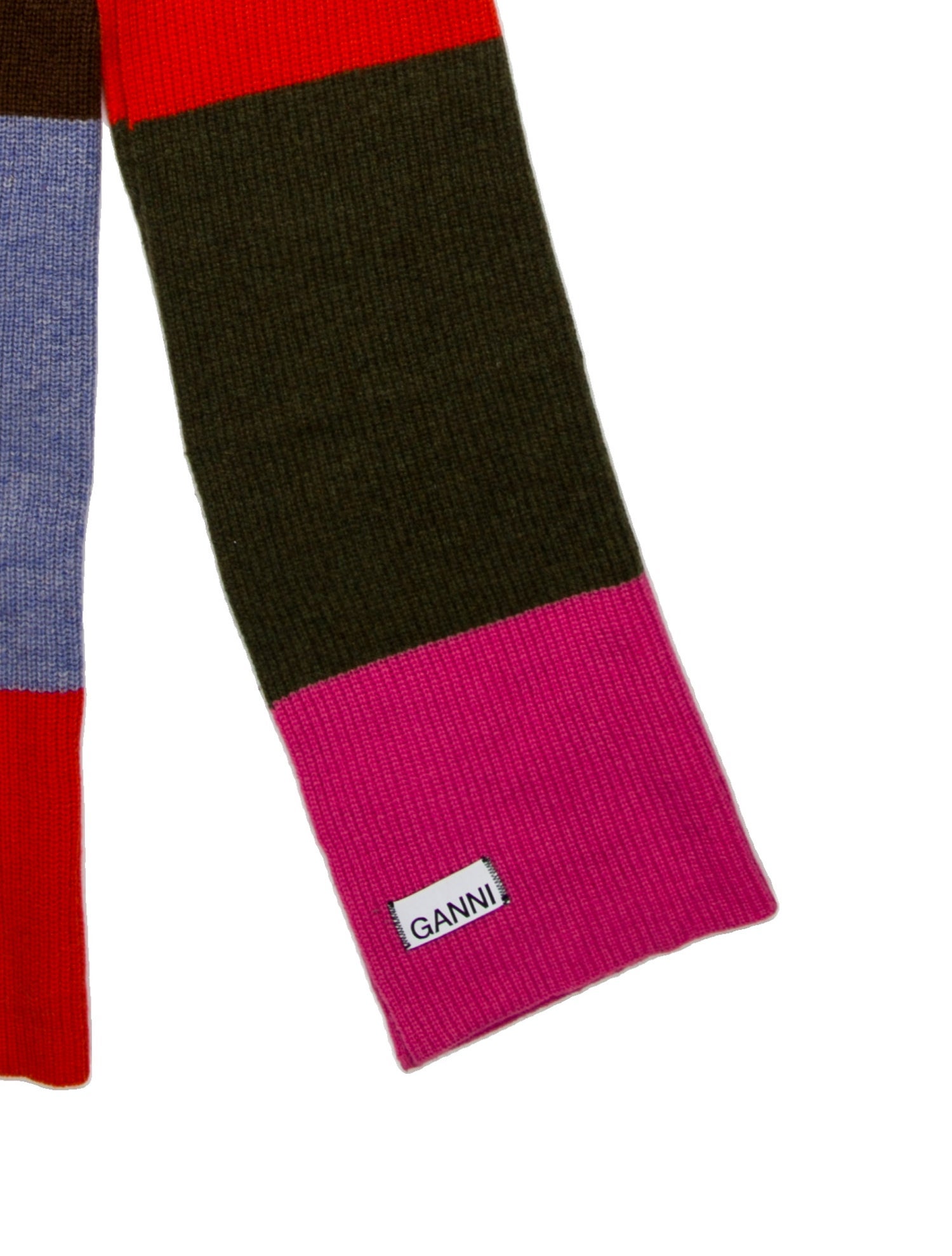 Ganni Bogdan Wool Scarf