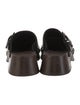 Ganni Leather Studded Accents Mules