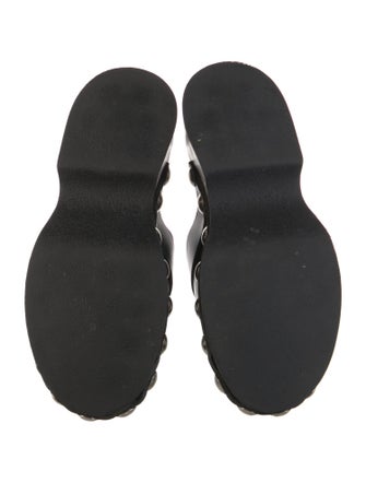 Ganni Leather Studded Accents Mules