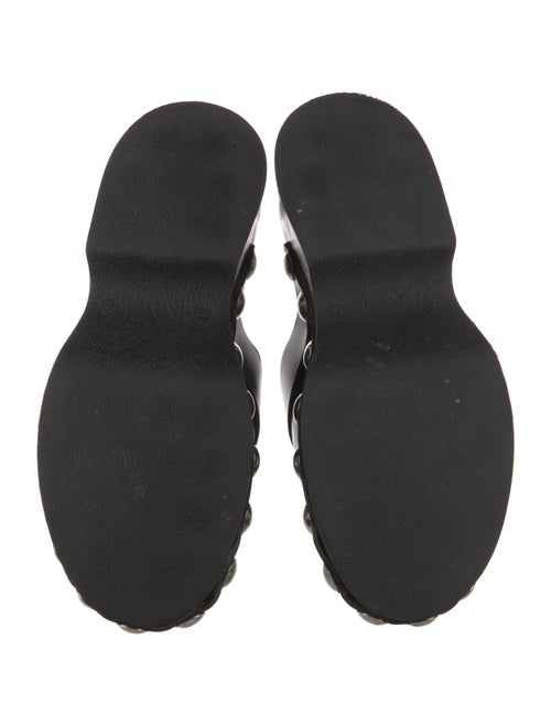 Ganni Leather Studded Accents Mules