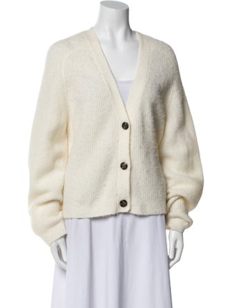 Ganni Alpaca V-Neck Sweater