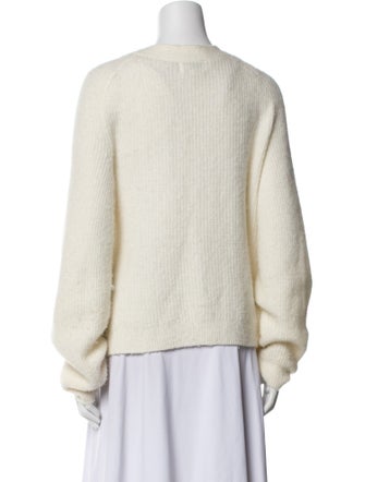 Ganni Alpaca V-Neck Sweater