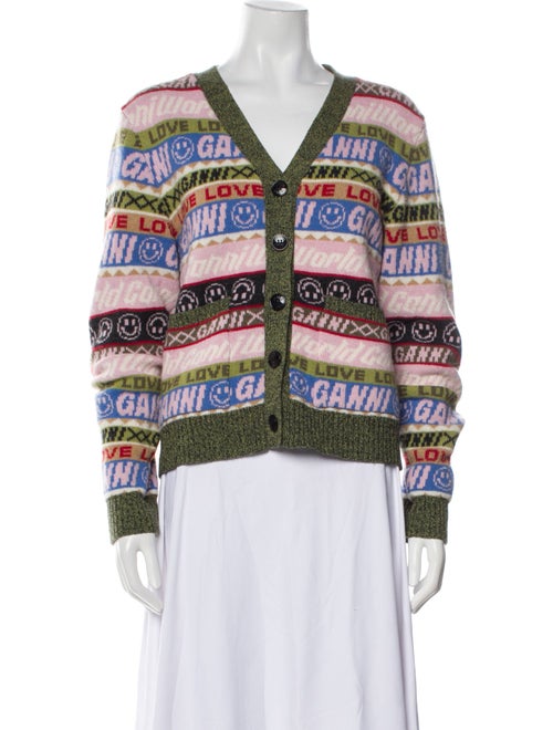 Ganni Wool Striped Sweater