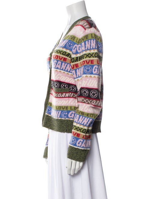 Ganni Wool Striped Sweater