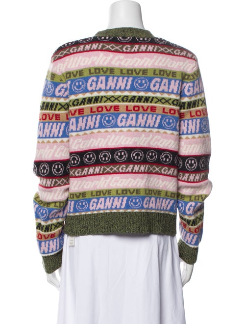 Ganni Wool Striped Sweater