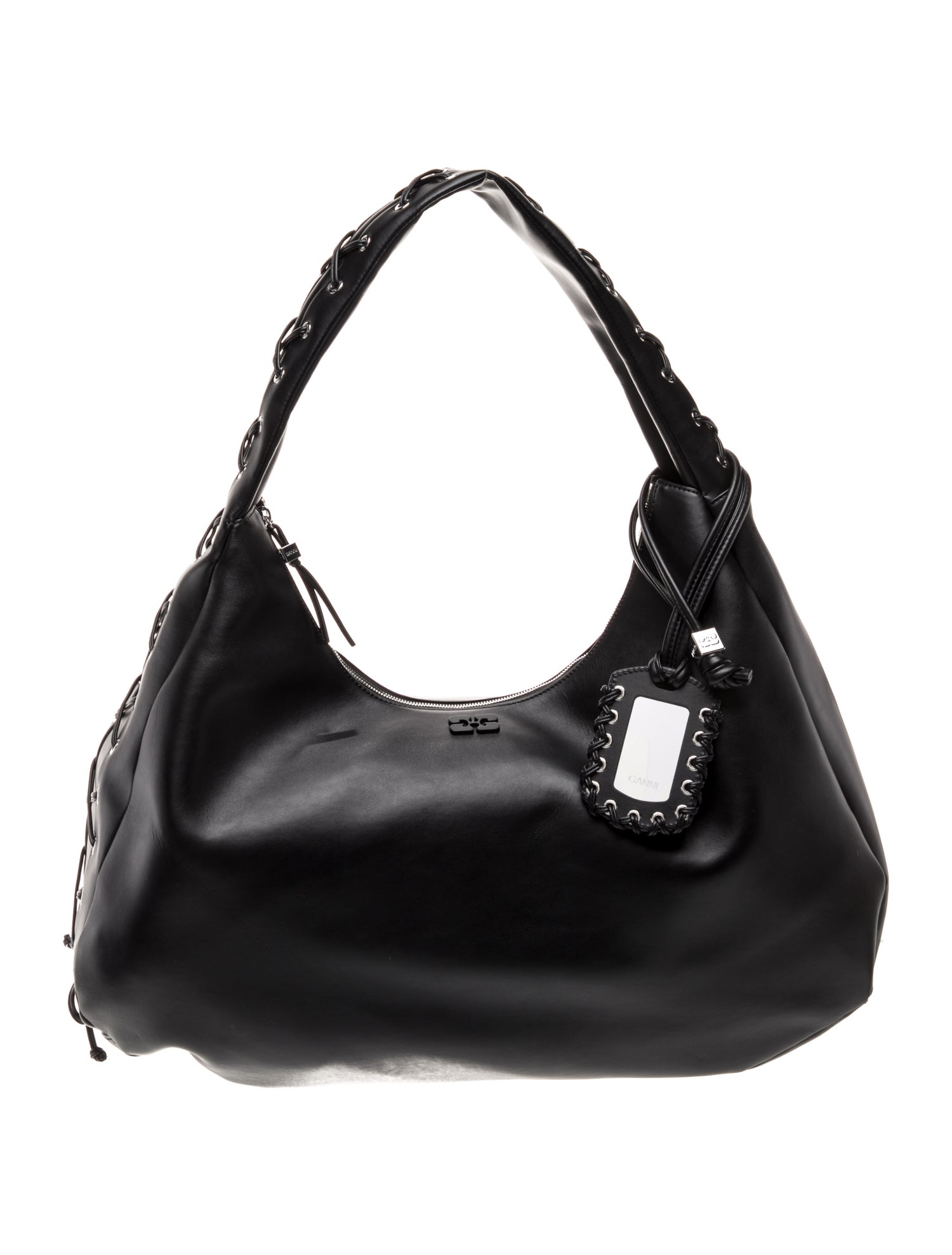 Ganni Leather Shoulder Bag