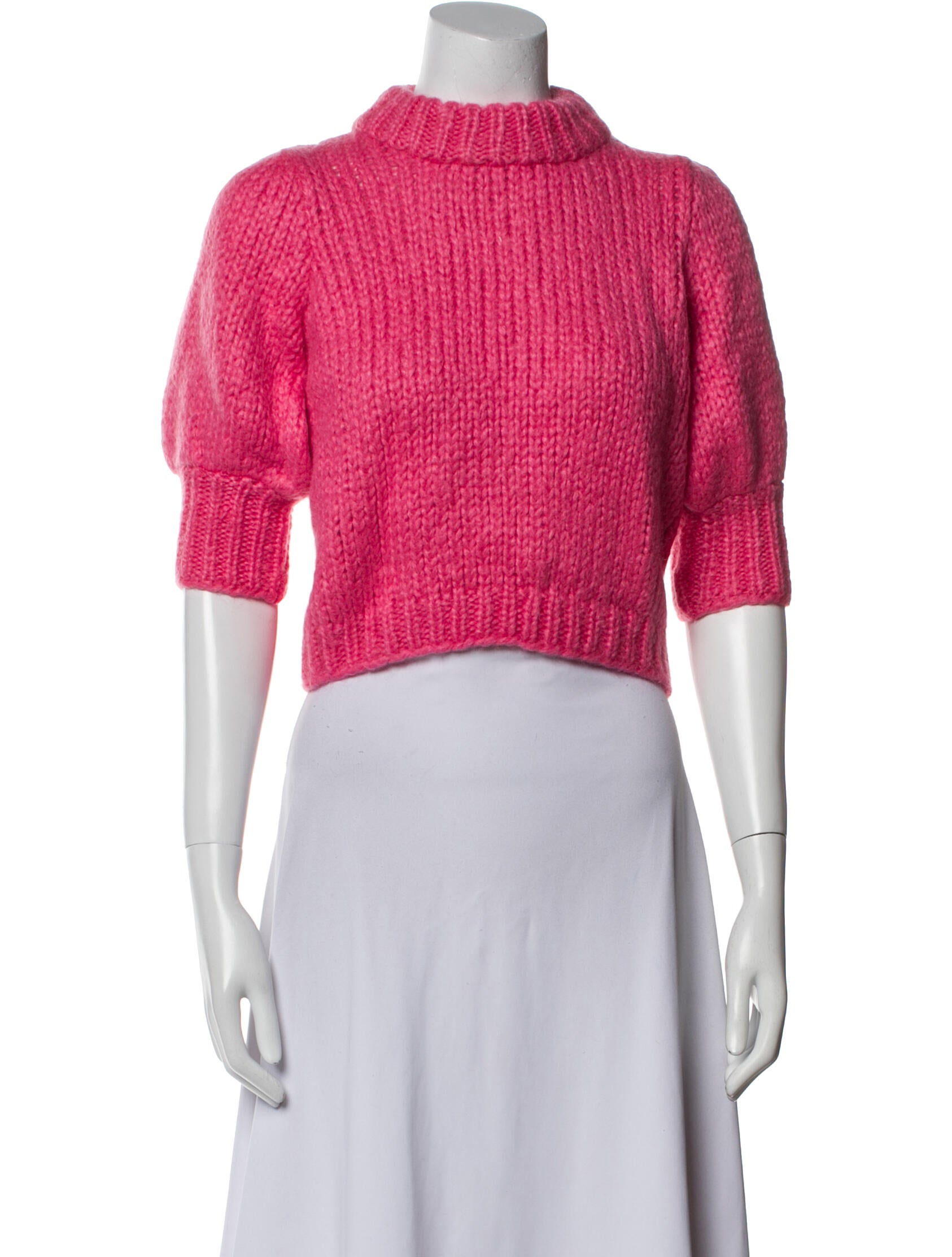 Ganni Mohair Mock Neck Sweater