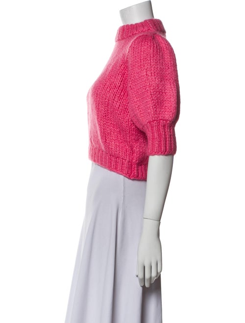 Ganni Mohair Mock Neck Sweater
