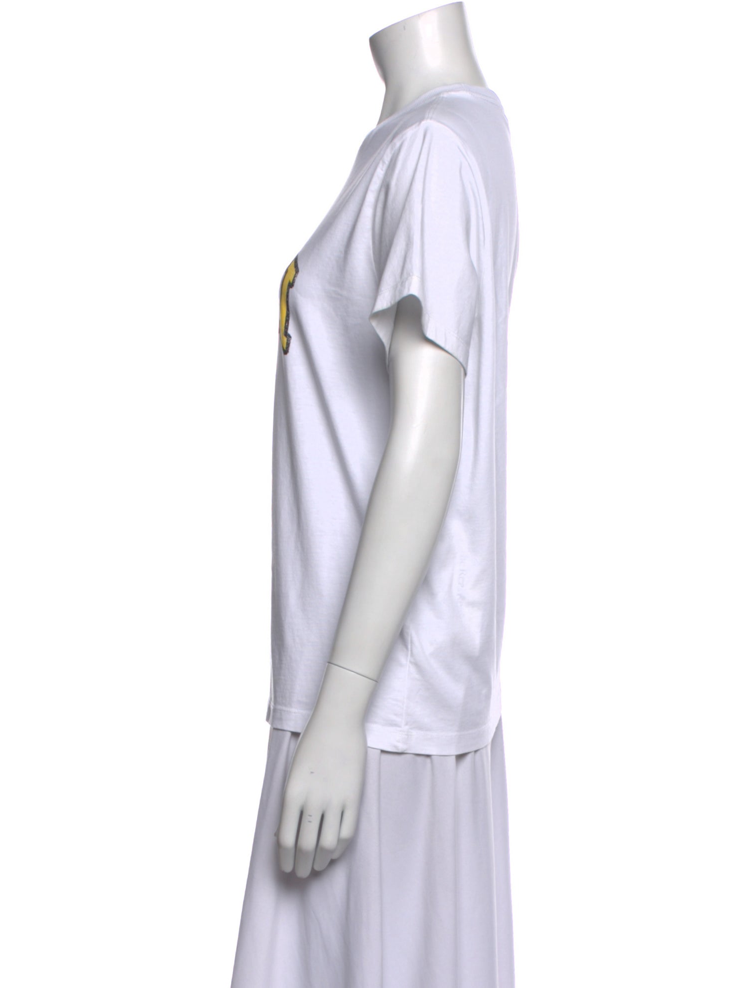 Ganni Graphic Print Crew Neck T-Shirt