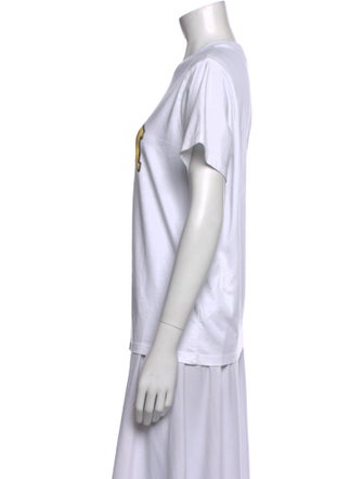 Ganni Graphic Print Crew Neck T-Shirt