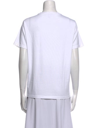 Ganni Graphic Print Crew Neck T-Shirt