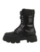 Ganni Leather Combat Boots