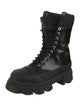 Ganni Leather Combat Boots