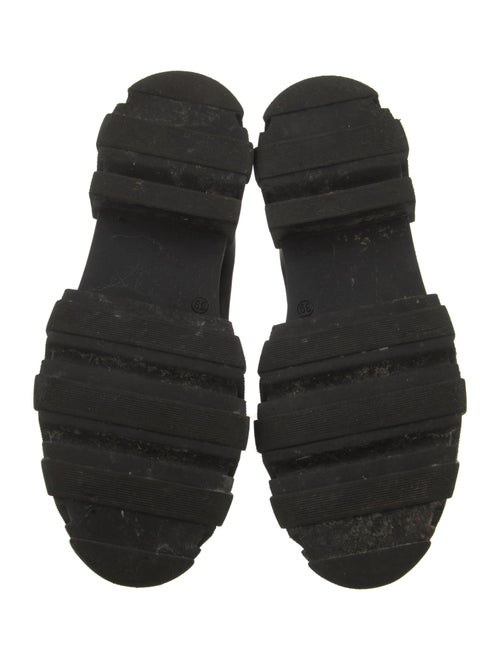 Ganni Leather Combat Boots