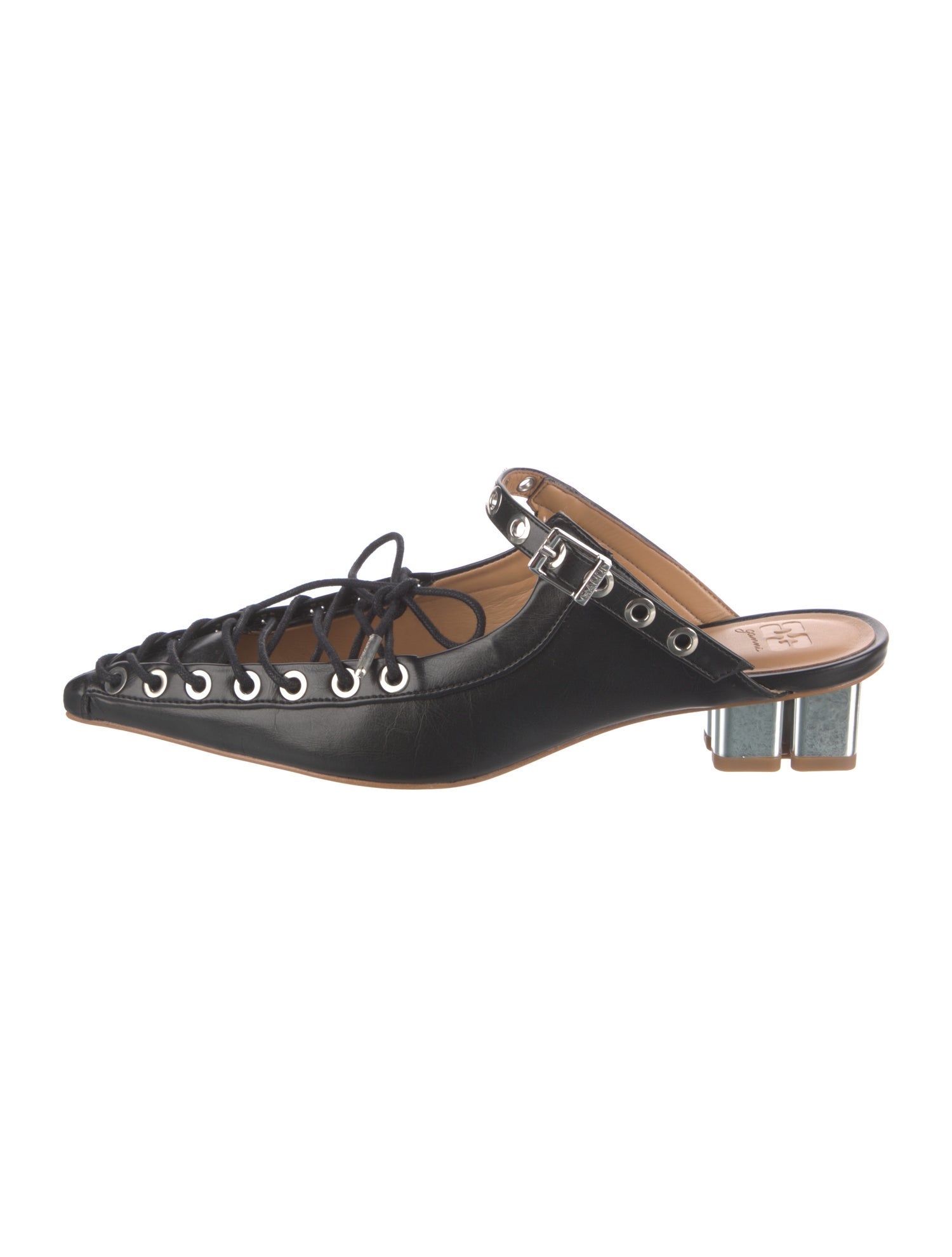 Ganni Leather Mules